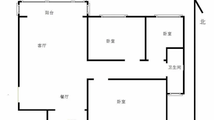 急租 金典花园 精装三室 家具家电齐全 拎包住  房源采光好