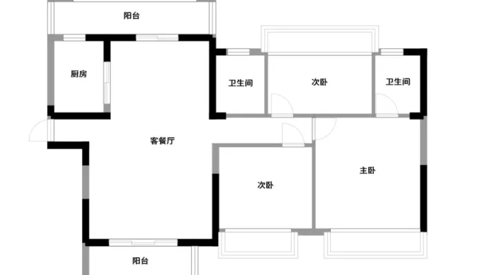 德宝湾区壹号 2室1厅1卫 精装修 电梯房 配套齐全1