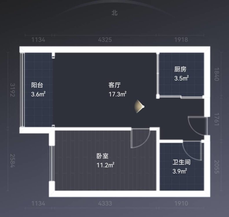 同心花园,季度付款 曹王庄同心花园 一居室  拎包入住 800元每月1