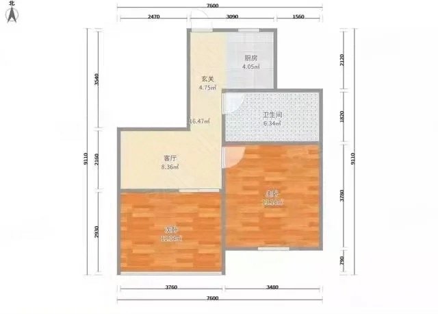 文苑小区,怀远三中附近 文年学校 拎包入住 冰箱空调 看房方便1