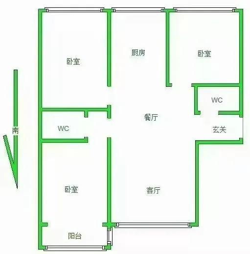 南广场 美隆国际城 富力 精装三居 全明户型 家电齐全随时看