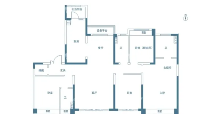 万达旁江山赋大平层出租，五室两厅三卫阳台已封好，随时看房