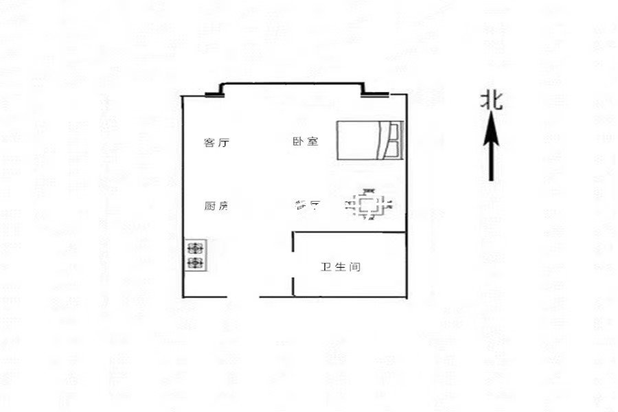 新城国际,新城国际 1室1厅1卫 53平 精装修 电梯房 拎包入住1