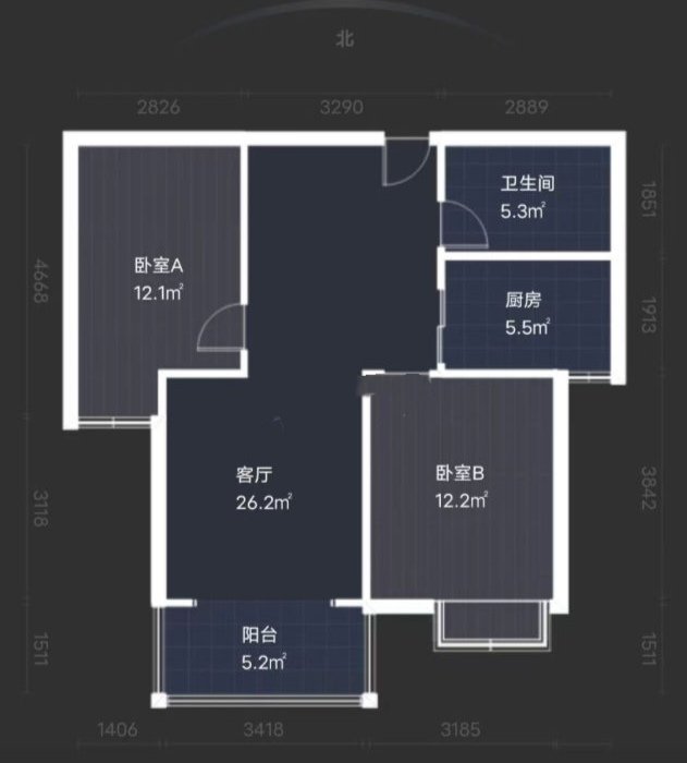 急租黄海市场对面荣安居小区两室，具体面谈-荣安居小区租房