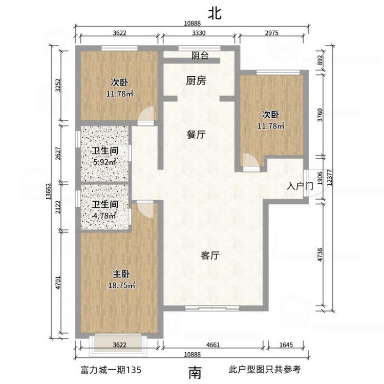 富力城,富力城豪装大三居全套家具家电拎包住1