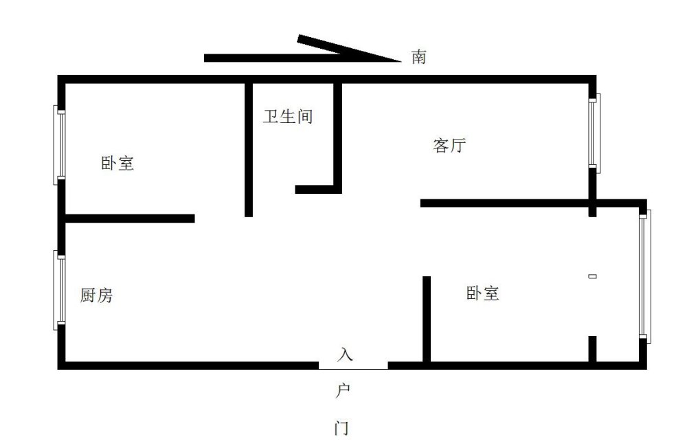 万华小区A区,万华A区 精装修两居室 家电齐全 拎包入住1