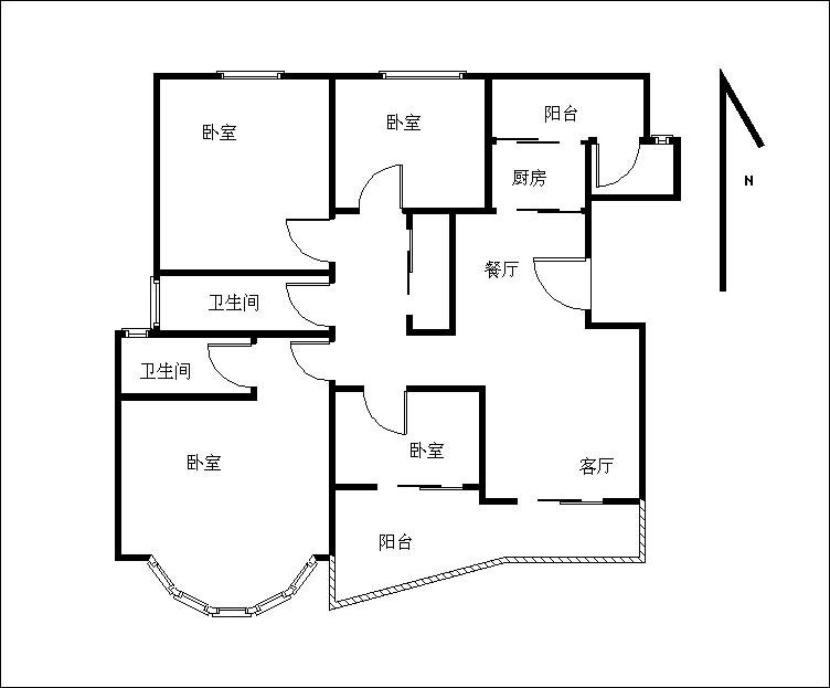 罗马家园 这套房子谁租谁享福 真的太舒服了 安静 阳光好-罗马家园租房