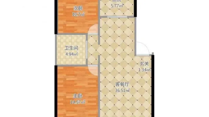 出租 欧洲城四期 双室双厅精装电梯中层 家具家电齐全