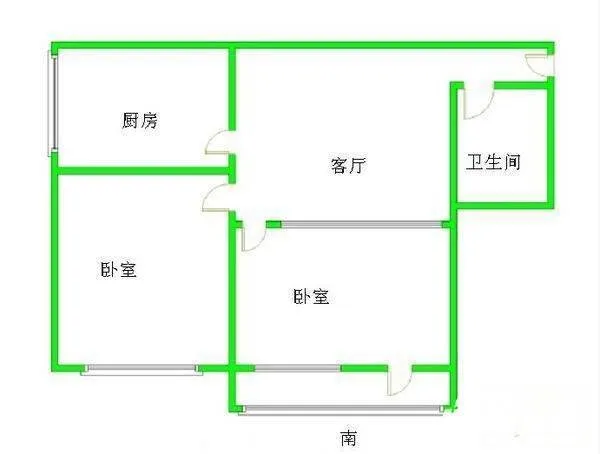 广场附近锦泰公馆精装两房两厅一卫租金1500元