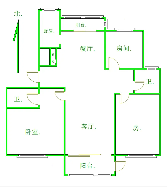 湖滨十一中翰林国际豪装原木风居家三房品牌家具家电拎包入住