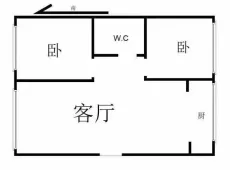 矿区|恒安新区N区2室1厅1卫出租|买房租房佣金全返