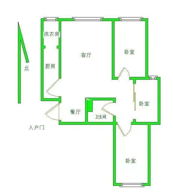 富力城,富力城精装修轻简风两居室 家具家电齐全 配有空调 拎包入住1