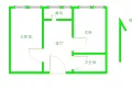 新出 亨通花园 电梯12层56平一室户型 可季度付款 随时看1