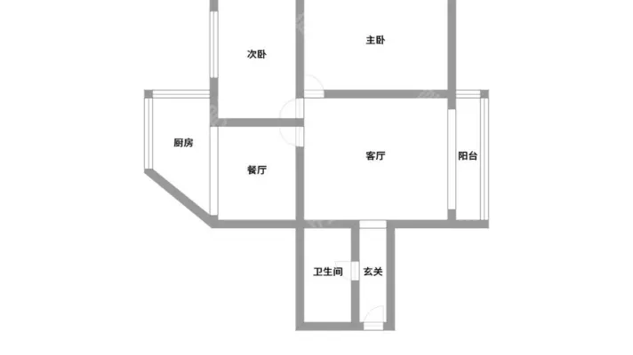 小菜园地铁口旁江岸小区一期楼层采光视野好看房方便