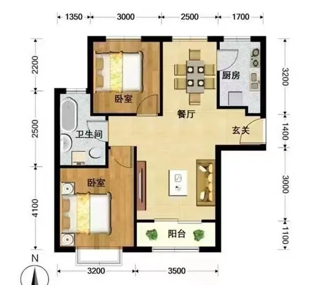 精装两室陪读房！步行济南站 万达绿地 三职专大观园 拎包入住