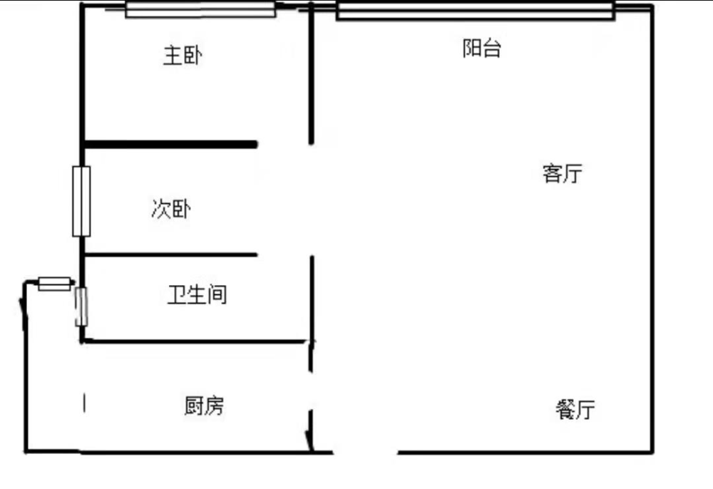 恒大绿洲二号院,精装拎包入住恒大绿洲二号院2室2厅1卫89平米1900元1