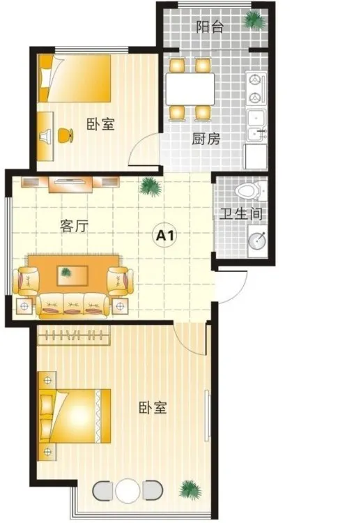 环球金水湾公寓 精装两室家具家电齐全拎包入住临35中中医院