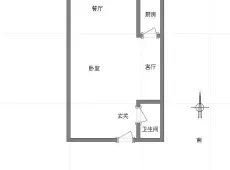 渝北|鲁能星城十三街区1室1厅1卫出租|买房租房佣金全返