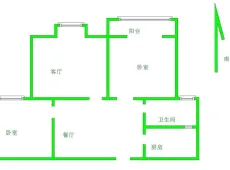 洛龙|明鑫亿万国际花园2室2厅1卫出租|买房租房佣金全返