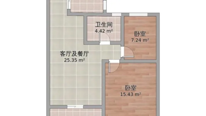 出租金桂花园4楼精装两室两厅，很干净1.6万