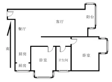 赛罕|奈伦城市亮点2室2厅1卫出租|买房租房佣金全返