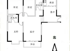 涧西|中泰世纪花城3室2厅1卫出租|买房租房佣金全返