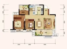 谯城|金大地时代公馆2室2厅2卫出租|买房租房佣金全返