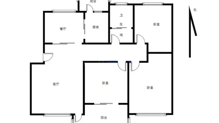 上新！江泉国际一期 电梯房三室 家具家电齐全随时看房