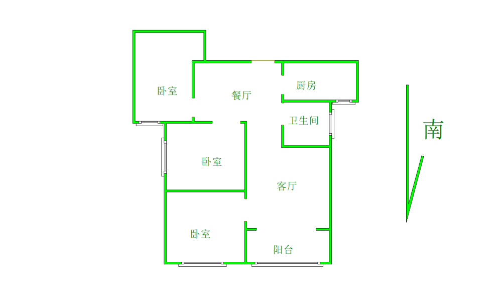 天城一品,涧河临河观景~王城公园旁~精装3室~人车分流~居家甄选1