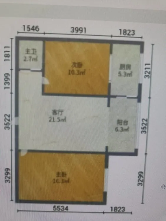 南站二街小区 3室1厅1卫 56平