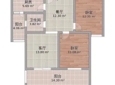 宣州|舟基金色家园2室2厅1卫出租|买房租房佣金全返