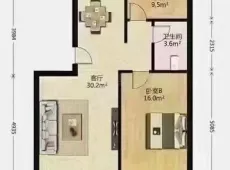 谈固大街|留村南区2室2厅1卫出租|买房租房佣金全返