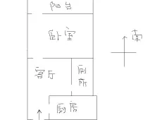 武陵|畔池花园1室1厅1卫出租|买房租房佣金全返