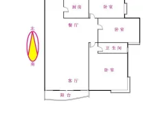 海珠|翠城花园3室2厅2卫出租|买房租房佣金全返