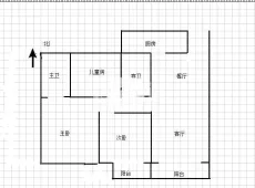 岳阳楼|云梦新城3室2厅2卫出租|买房租房佣金全返