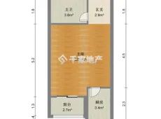 路北|恒大学庭1室1厅1卫出租|买房租房佣金全返