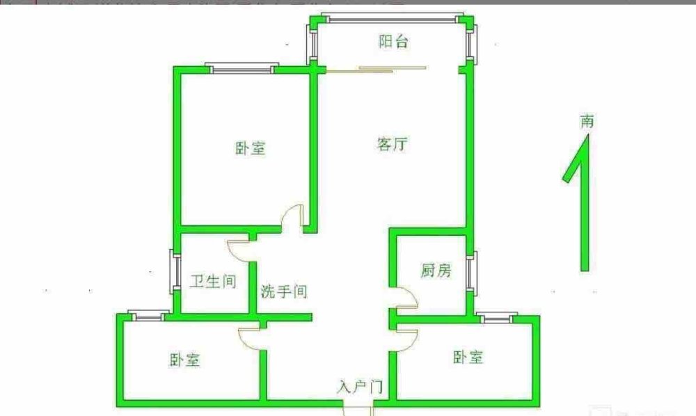 上新！老城 精装三室 配套齐全 可随时看房-建业定鼎府租房