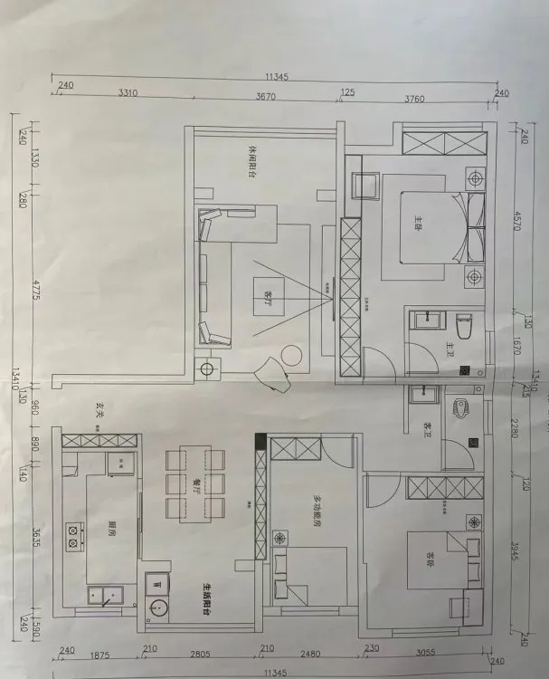 盛世悦城 精装大4室  电梯房 配套齐全 2500元每月