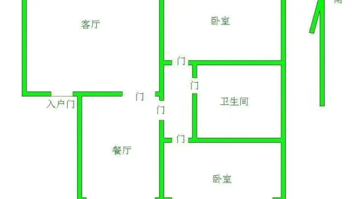 锦龙世家 南北通透 侧户 干净整洁 拎包入住 价格可议 来看