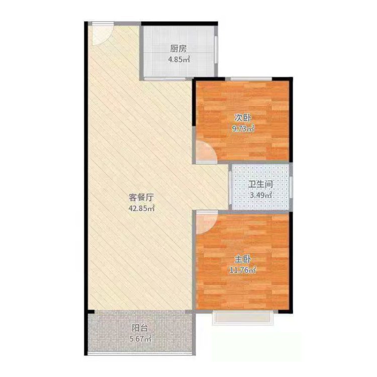 怡和小区新装修两室带部分家具拎包入住-怡和小区租房