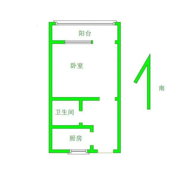 大峪红星谷步梯4楼，大单室，家具家电齐全，拎包入住