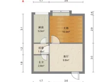 高铁站|大田社区1室1厅1卫出租|买房租房佣金全返