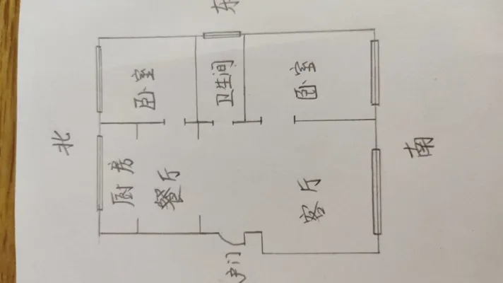 好房出租6楼74平米830月拎包入住