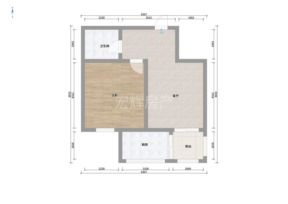 文化宫孙家台小区 1室1厅 家具齐全 交通方便 预约看房-孙家台小区租房