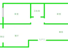 梅河口|紫御东郡2室2厅1卫出租|买房租房佣金全返