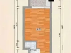 北湖|广惠时代1室1厅1卫出租|买房租房佣金全返