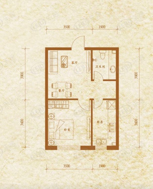 铁东长大家园 电梯 精装 一室一厅 拎包入住-长大家园租房