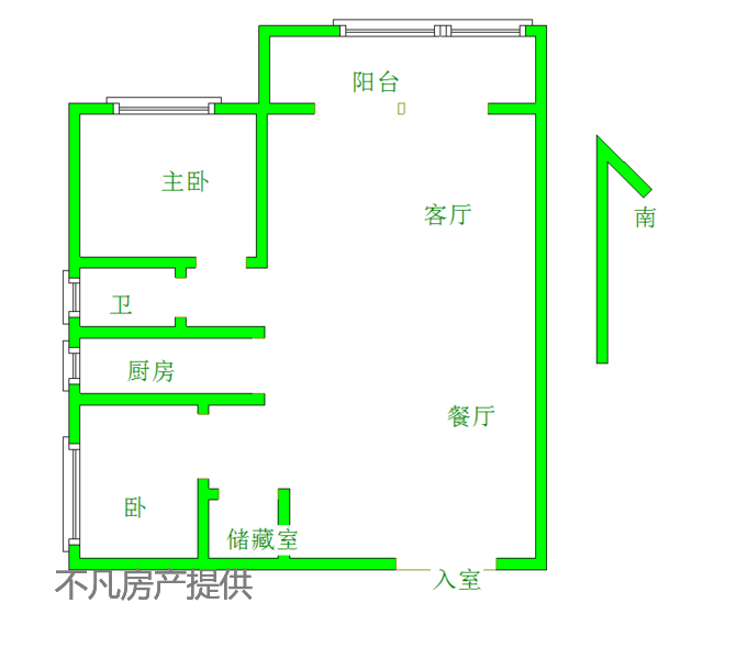 史家湾馨苑2室2厅1卫朝南北精装出租1