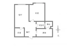 渝北|龙庭雅居2室2厅1卫出租|买房租房佣金全返