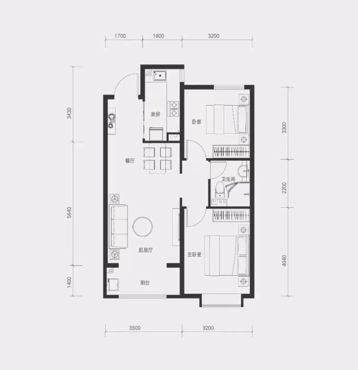 旺力学府壹号,旺力学府壹号，两室一厅，步梯，地热，精装修1